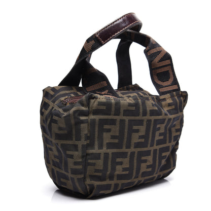 Fendi Fabric FF 1925 Mini Cosmetic Bag Tobacco 3 of 12