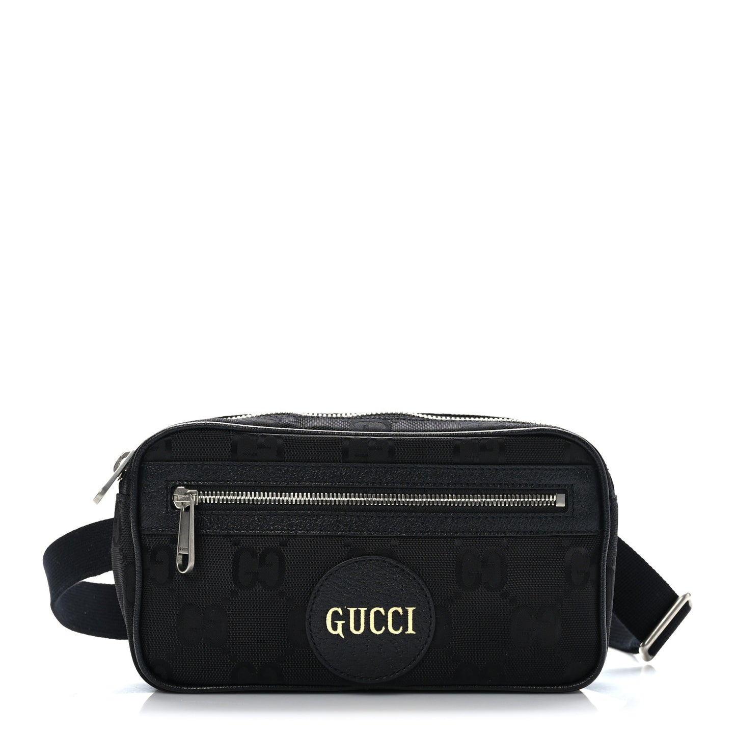 Econyl Nylon Monogram Off The Grid Belt Bag Black