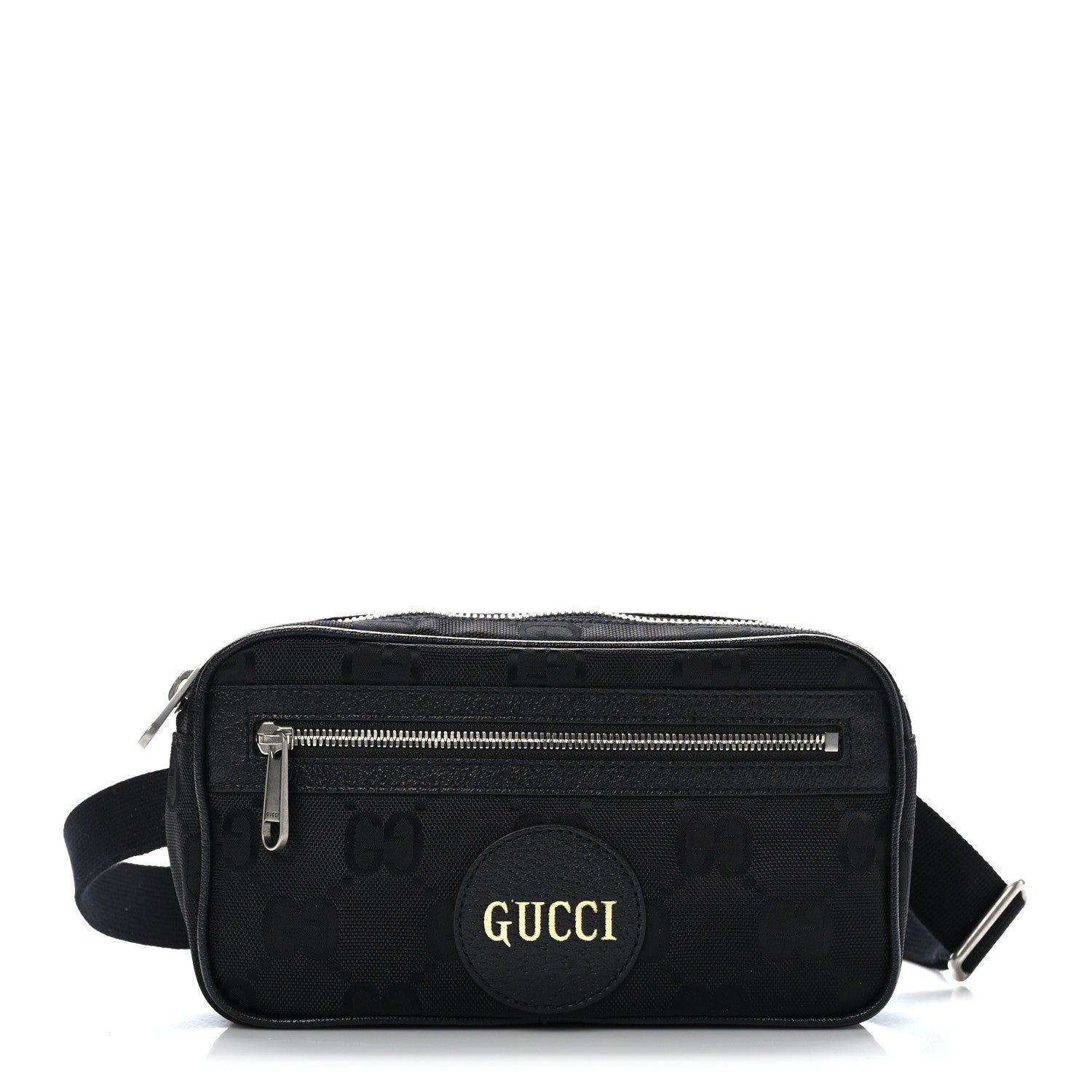 Gucci Econyl Nylon Monogram Off The Grid Belt Bag Black 1 of 10
