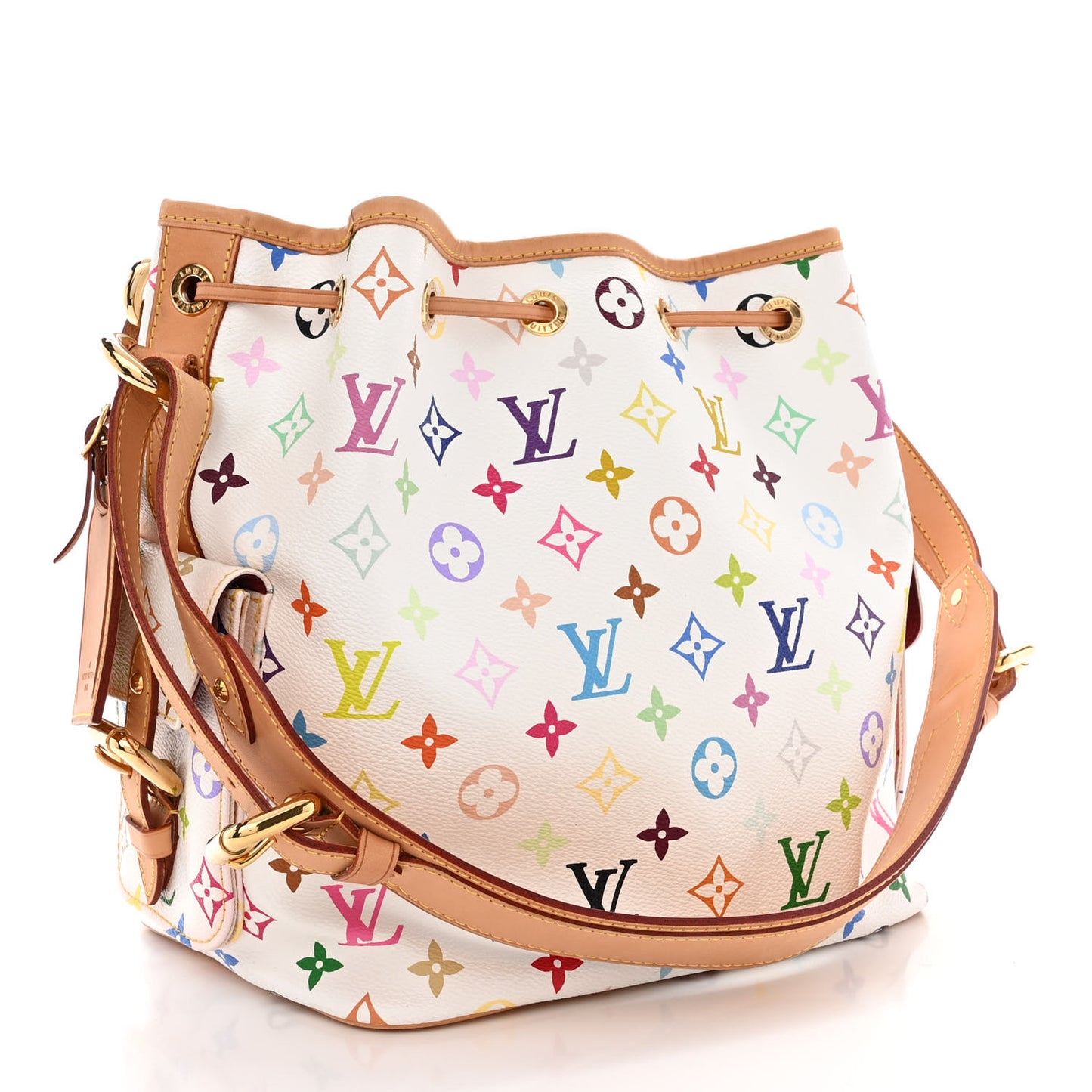 Monogram Multicolor Petit Noe White