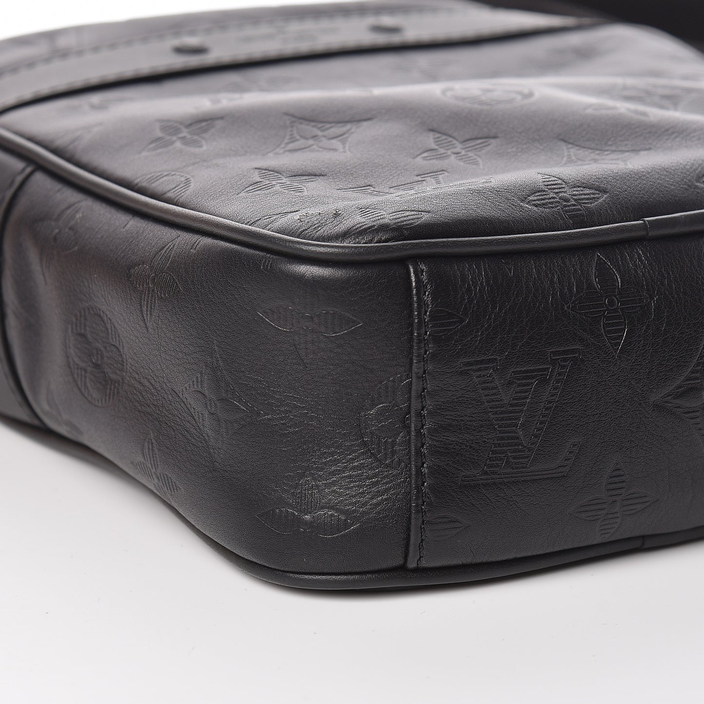 Calfskin Monogram Shadow Danube PM Black