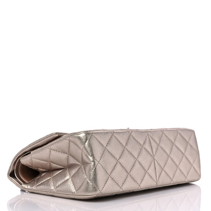 Chanel Metallic Calfskin Quilted 2.55 Reissue 226 Flap Light Pink 3 of 9