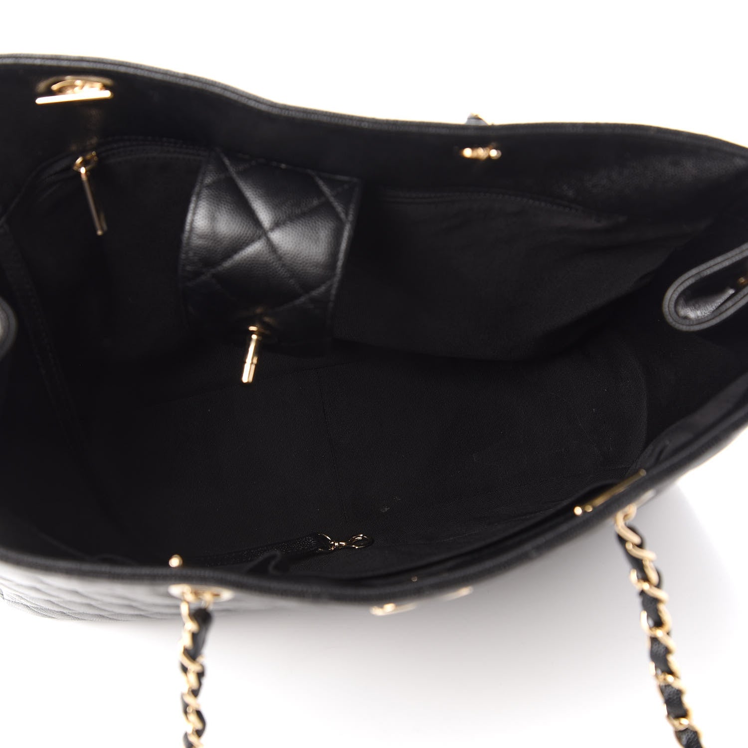 Chanel Caviar Quilted Large Classic Shopping Tote Black 5 of 10