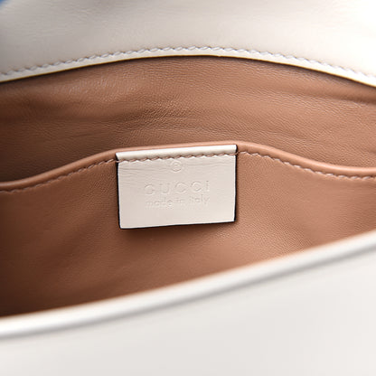 Gucci Nappa Pearl Studded Mini Queen Margaret Broadway Shoulder Bag Mystic White 5 of 10