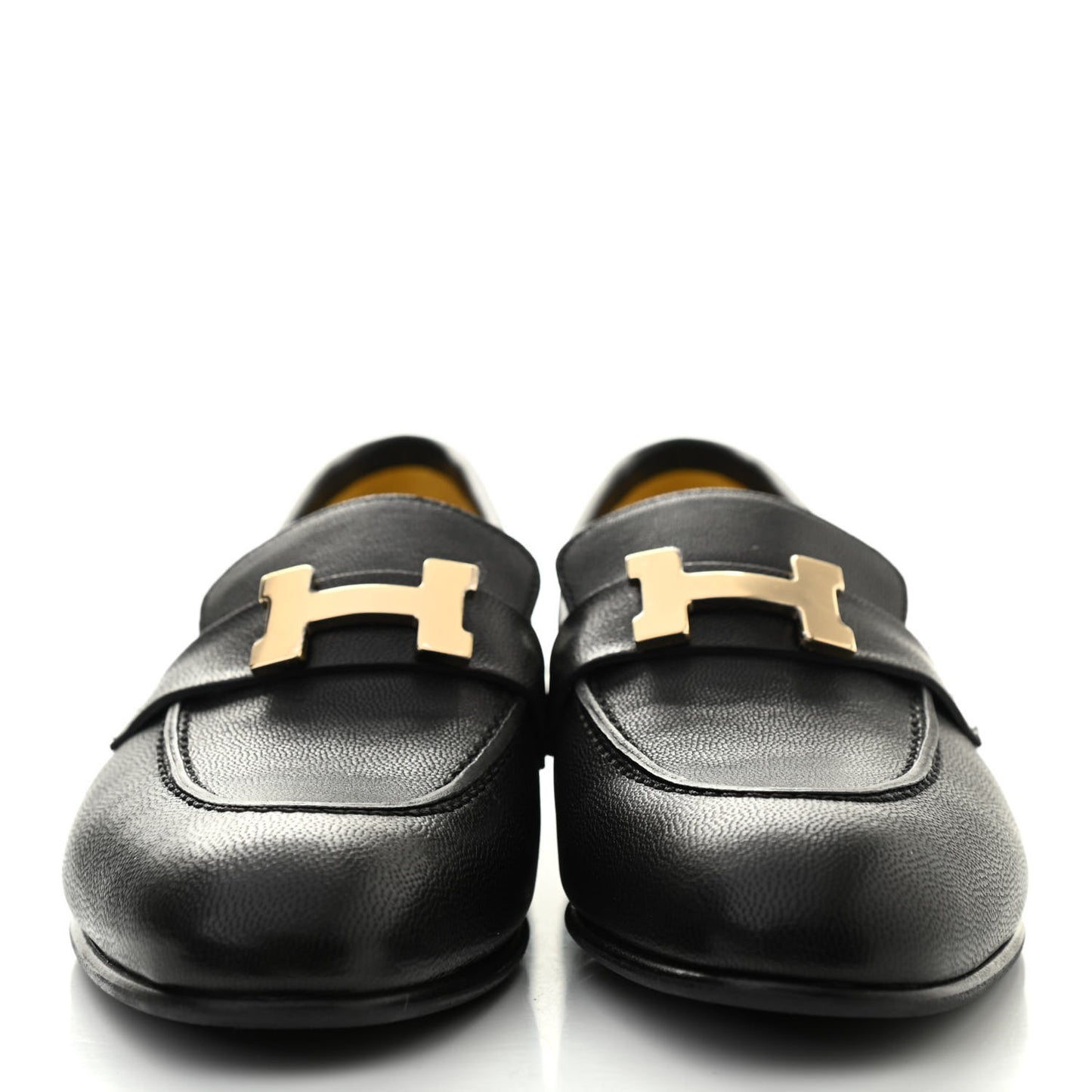 Goatskin Womens Paris Loafers 36 Black
