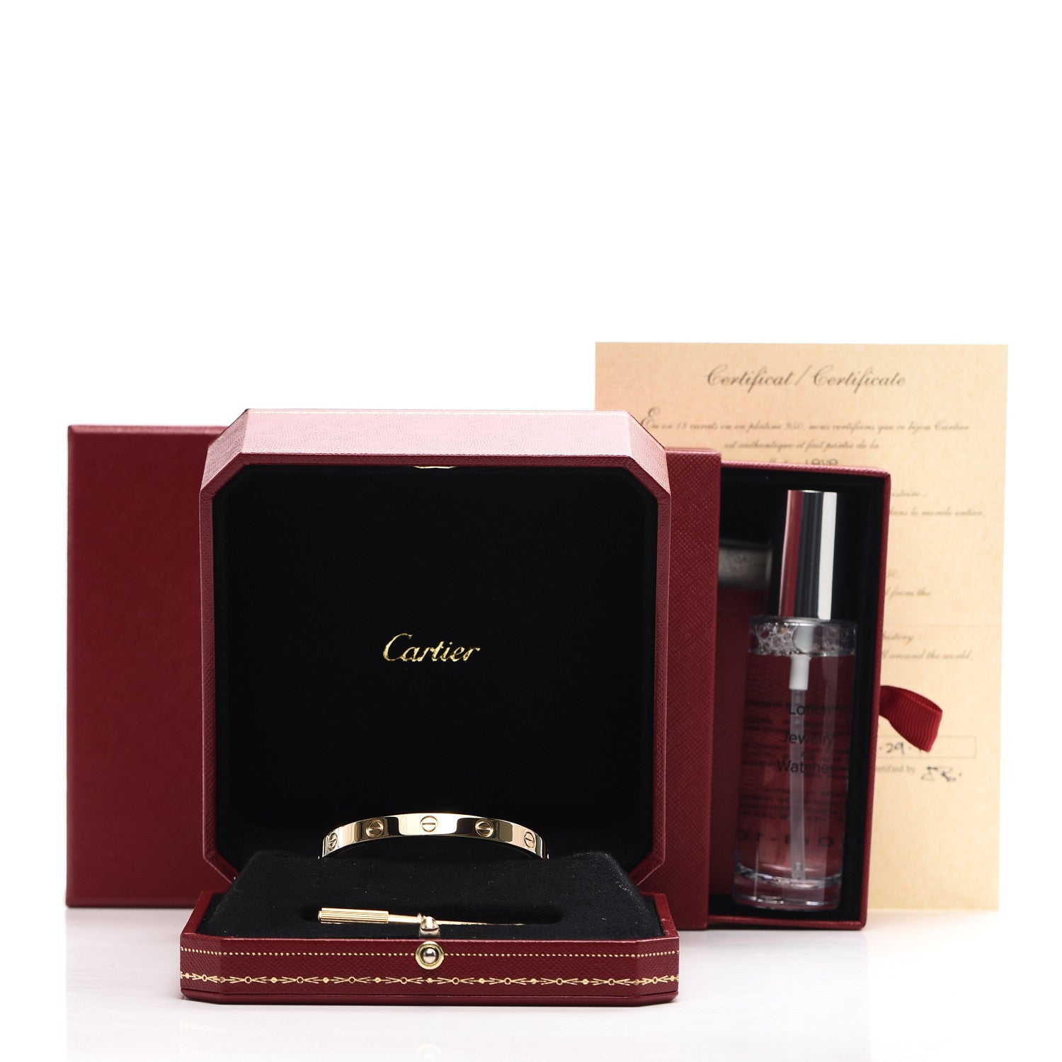Cartier 18K Yellow Gold LOVE Bracelet 16 7 of 7