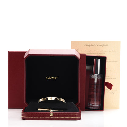Cartier 18K Yellow Gold LOVE Bracelet 16 7 of 7