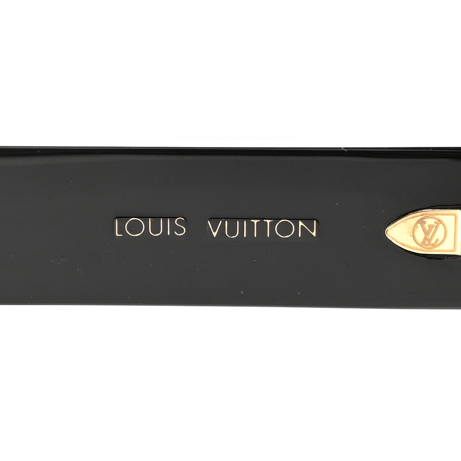 Louis Vuitton Acetate LV Moon Rectangle Sunglasses Black 5 of 6