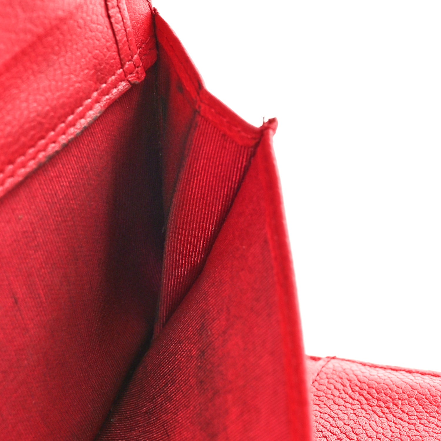 Chanel Caviar Quilted Large Flap Wallet Red 19 of 21
