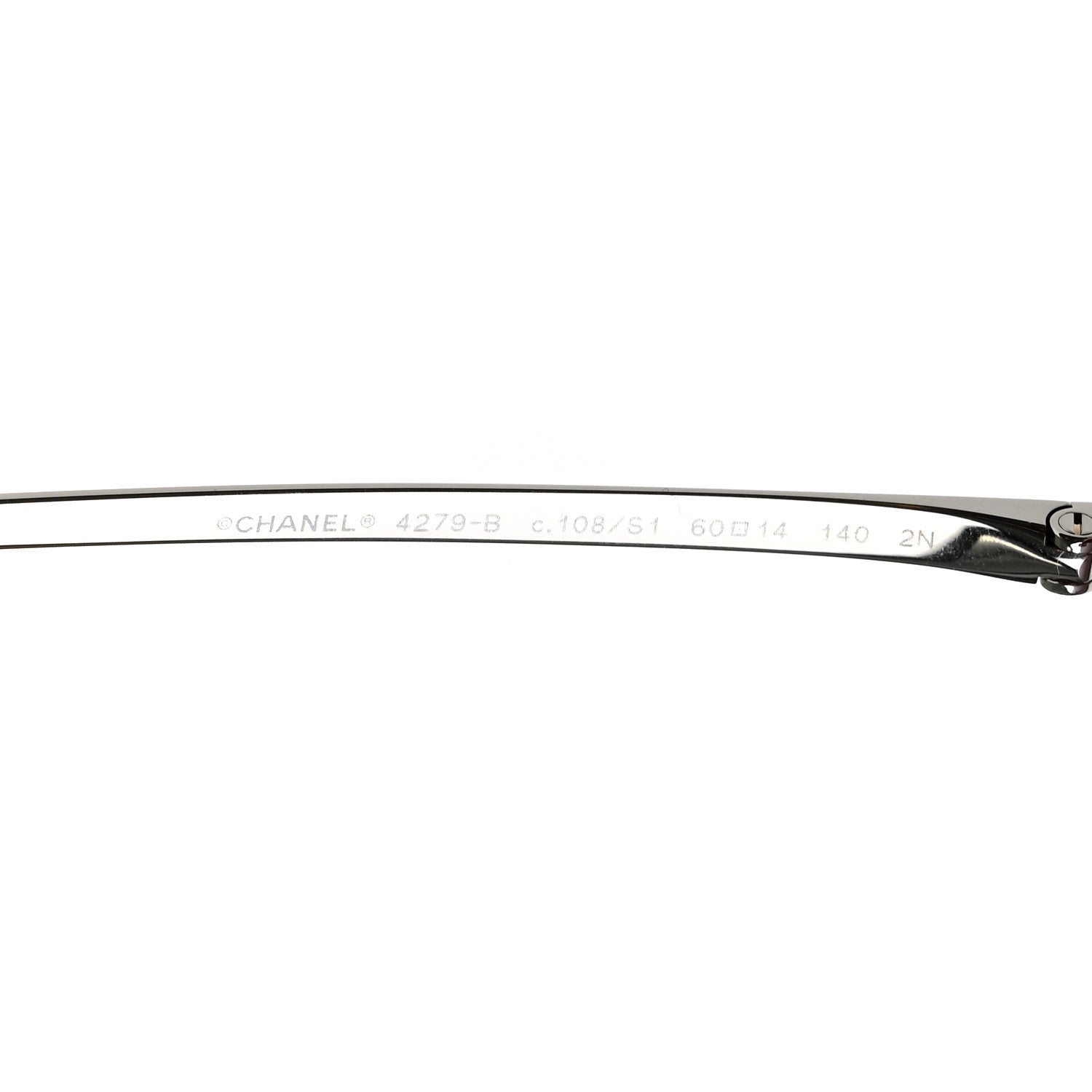 Chanel Metal Aviator Sunglasses 4279-B Silver 5 of 11