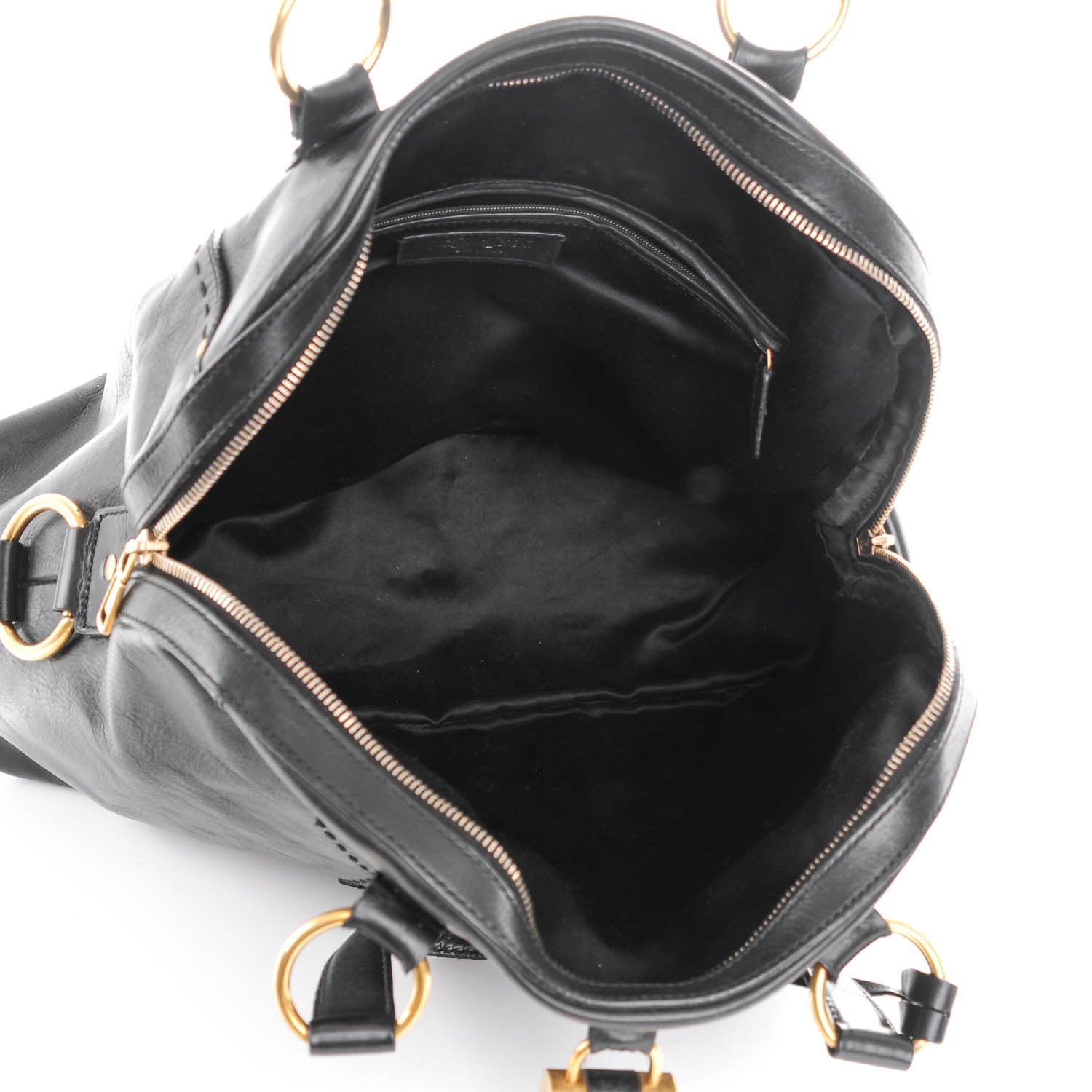 Saint Laurent Calfskin Oversized Muse Black 6 of 8