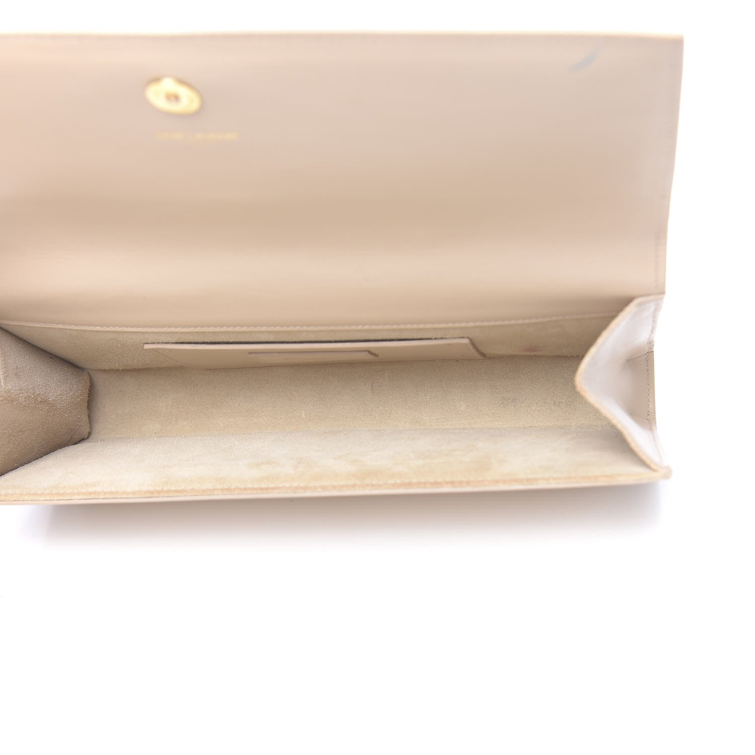 Saint Laurent Smooth Calfskin Cassandre Clutch Nude Powder 5 of 12