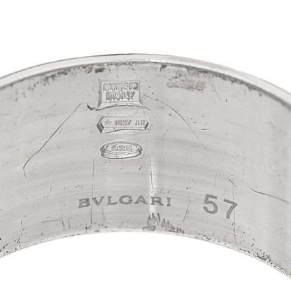 Bulgari Sterling Silver Save The Children Ring 57 8 4 of 5