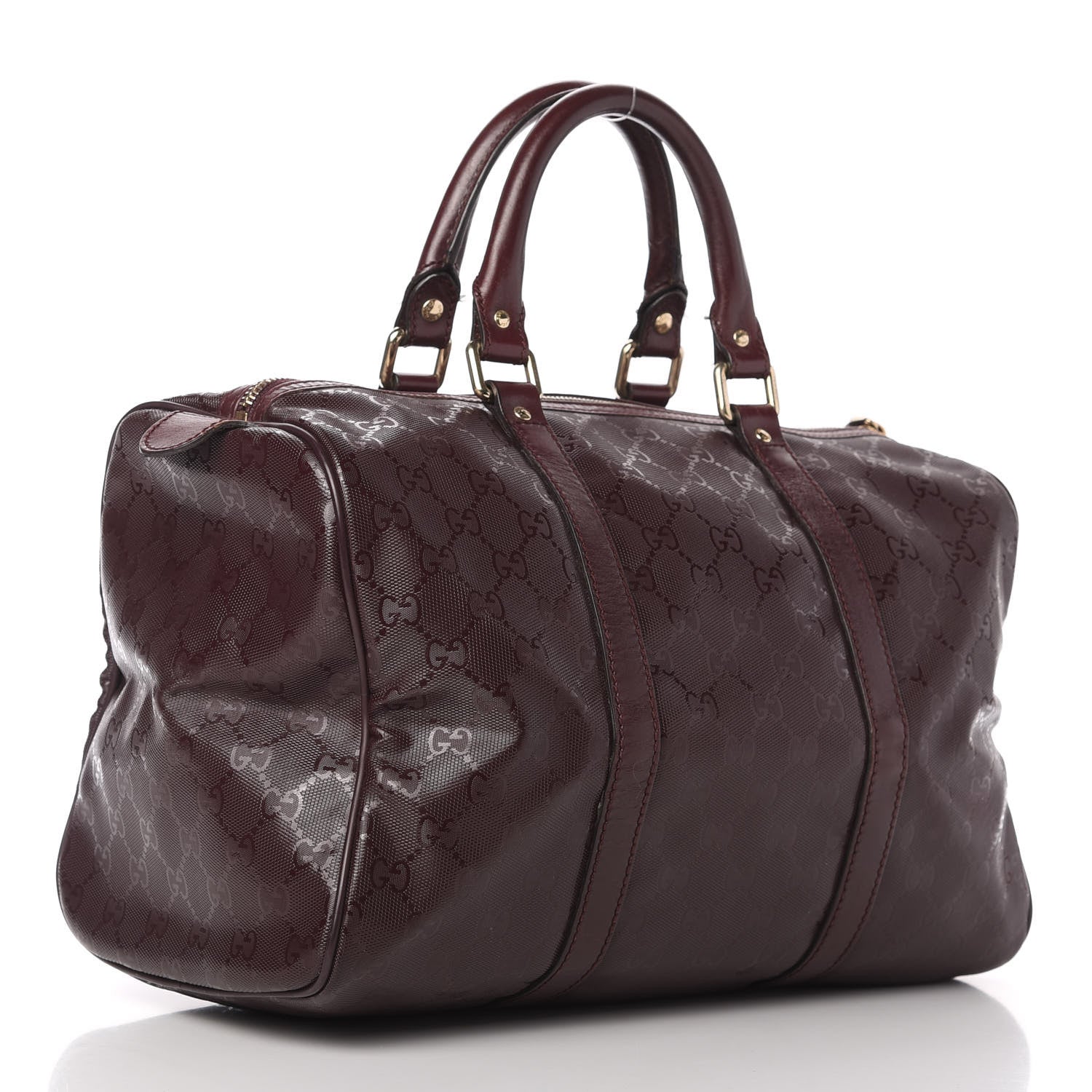 Gucci Imprime Monogram Medium Joy Boston Bordeaux 3 of 15