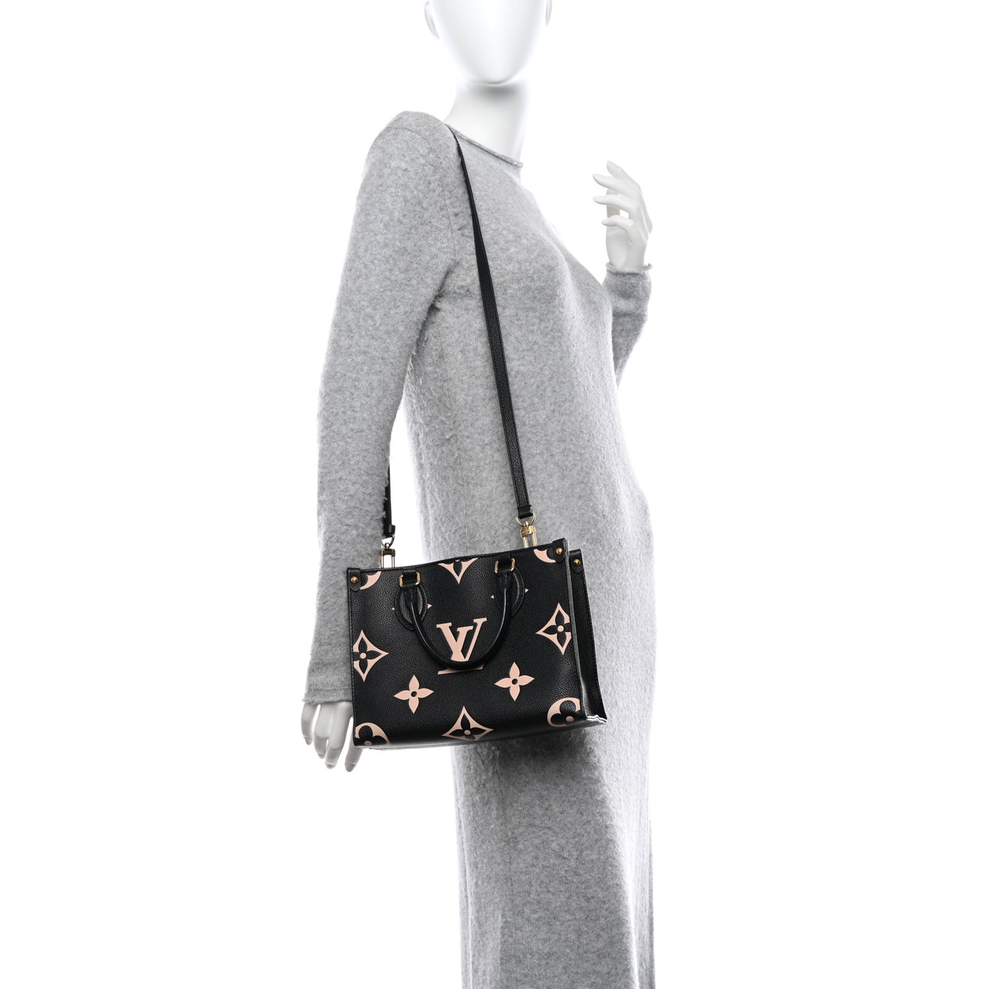 Empreinte Monogram Giant Onthego PM Black Beige