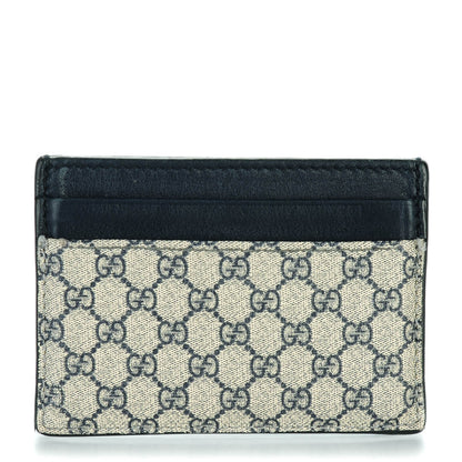 Gucci Micro GG Supreme Monogram Money Clip Navy 1 of 7