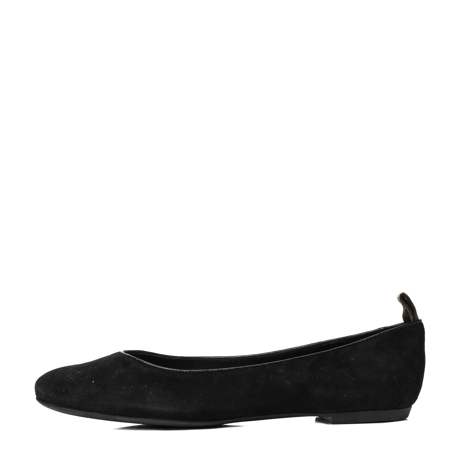 Louis Vuitton Suede Monogram Uniformes Ballet Flats 38.5 Black 1 of 8