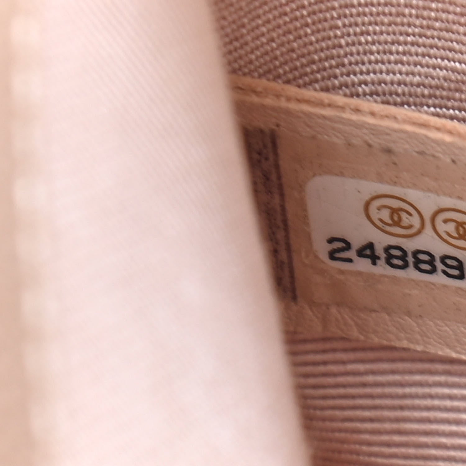 Chanel Caviar Chevron Quilted Small Boy Flap Light Beige 7 of 9