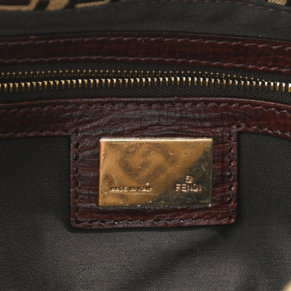 Fendi Zucchino Vitello Baguette Mogano Panna Bruciato 5 of 9