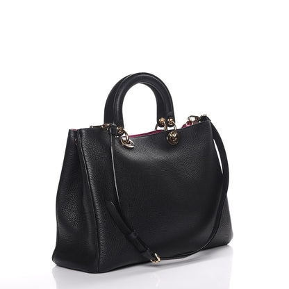 Christian Dior Bullcalf Large Diorissimo Black Rose Indien 3 of 10