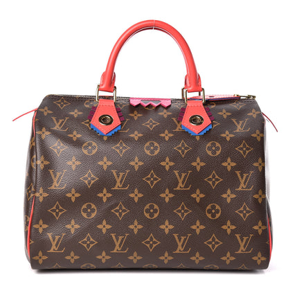 Louis Vuitton Monogram Totem Speedy 30 Flamingo 1 of 11
