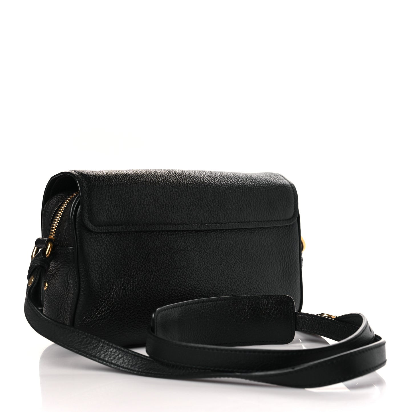 Vitello Phenix Crossbody Bag Black