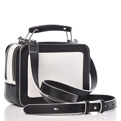 Marc Jacobs Calfskin The Box 20 Crossbody Black White 4 of 7