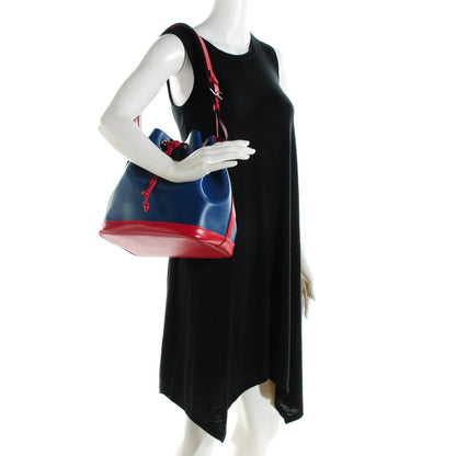 Louis Vuitton Epi Petit Bi-Color Noe Saphir Carmine 2 of 7