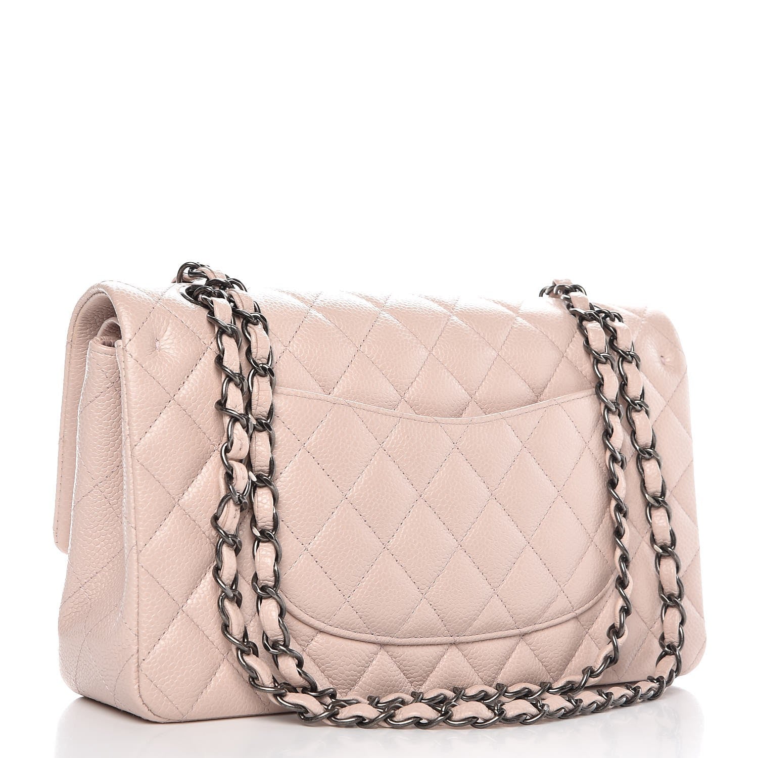 Chanel Caviar Medium Double Flap Light Pink 4 of 10
