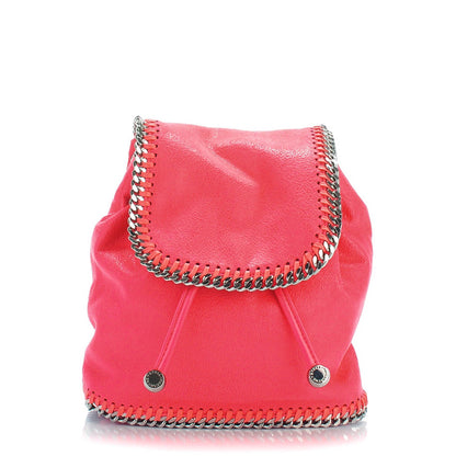 Stella McCartney Shaggy Deer Mini Falabella Backpack Pink Fluo 1 of 8