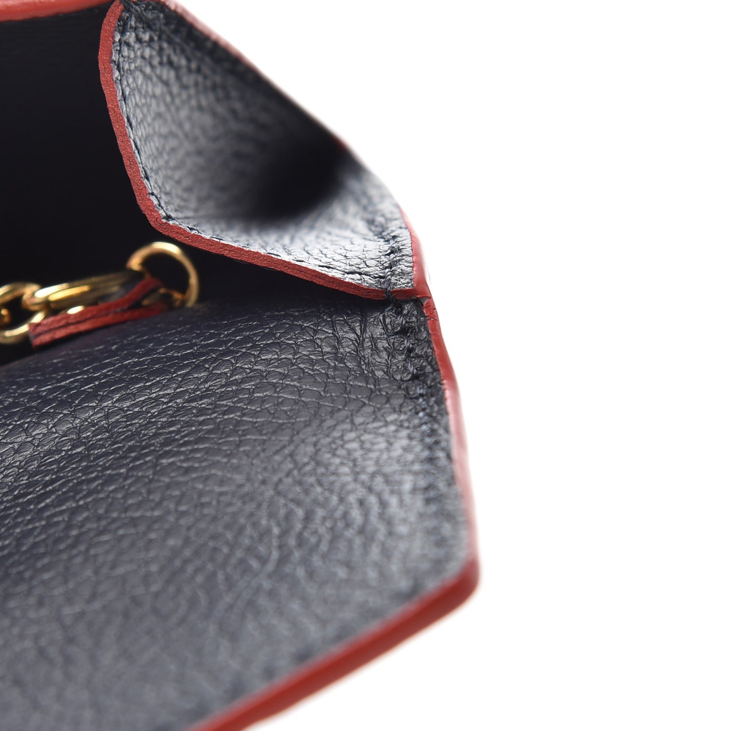 Empreinte Key Pouch Marine Rouge