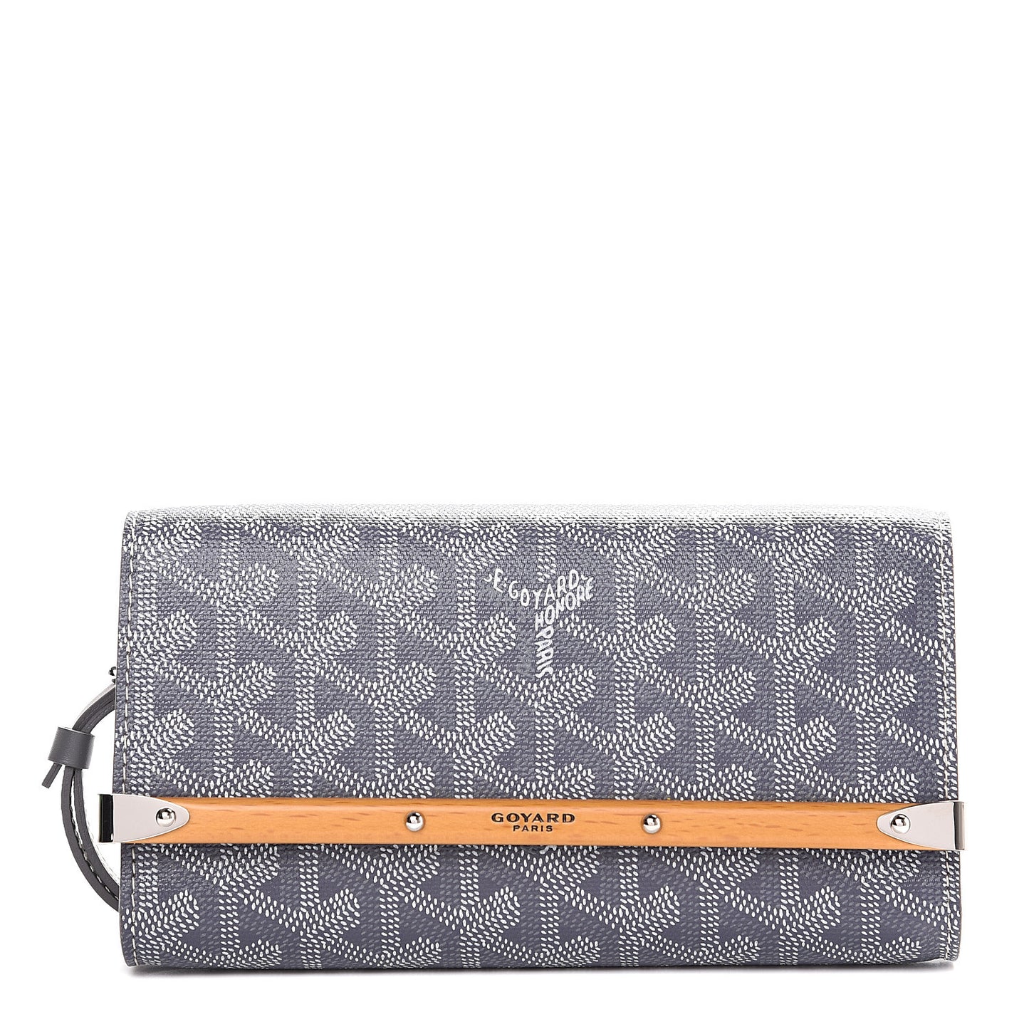 Goyardine Monte Carlo Mini Phone Case Grey