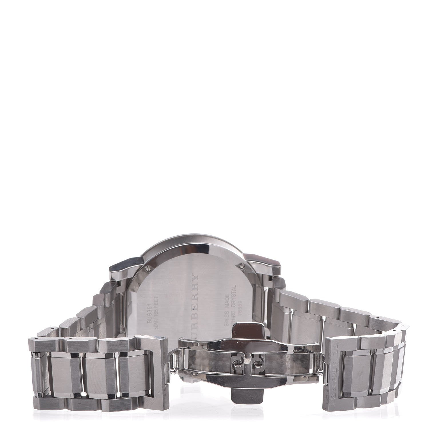 Burberry Stainless Steel 42mm Chronograph Quartz Watch Black BU9351 6 of 6