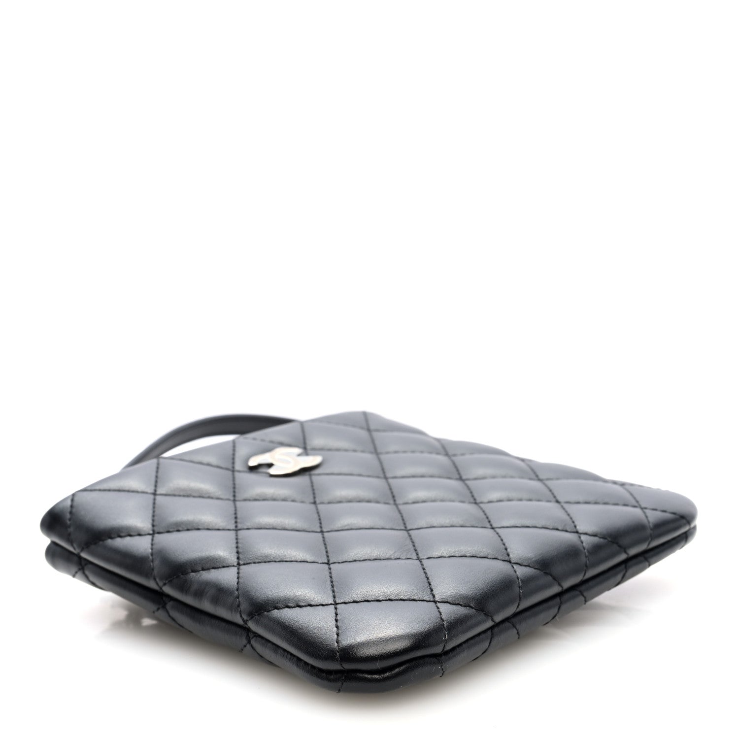 Chanel Lambskin Quilted Crossbody Bag Black 4 of 10