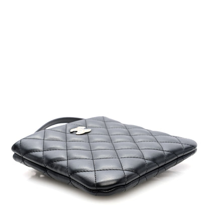 Chanel Lambskin Quilted Crossbody Bag Black 4 of 10