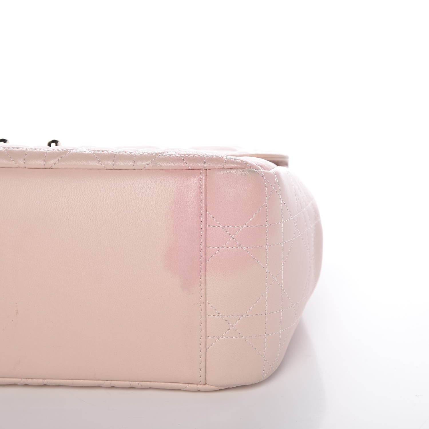 Christian Dior Lambskin Cannage Large Miss Dior Flap Rose Poudre 8 of 8