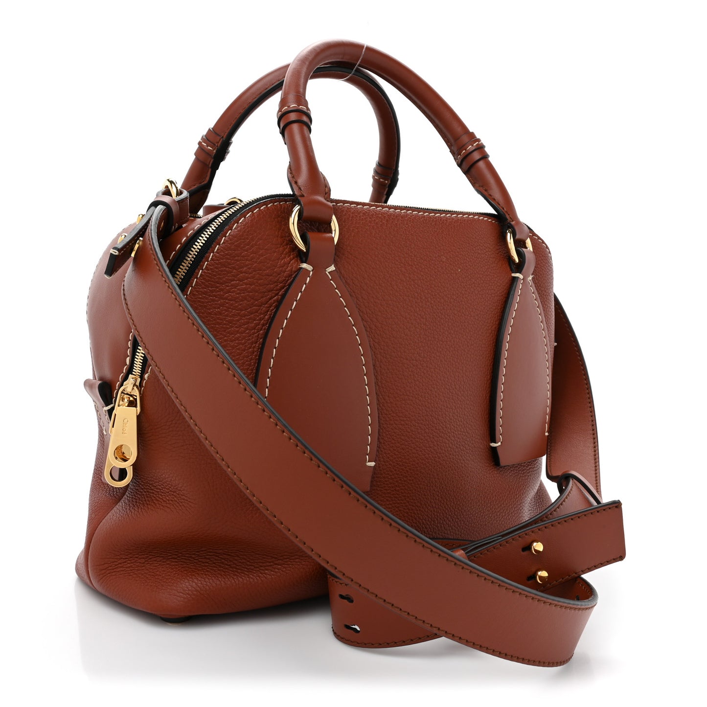Calfskin Medium Daria Sepia Brown