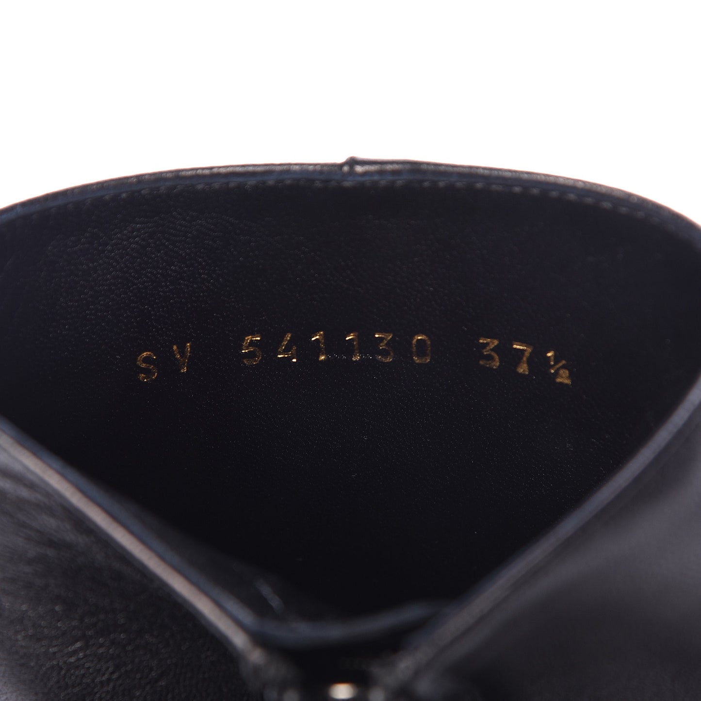 Nappa Loulou Ankle Zip Boot 37.5 Black