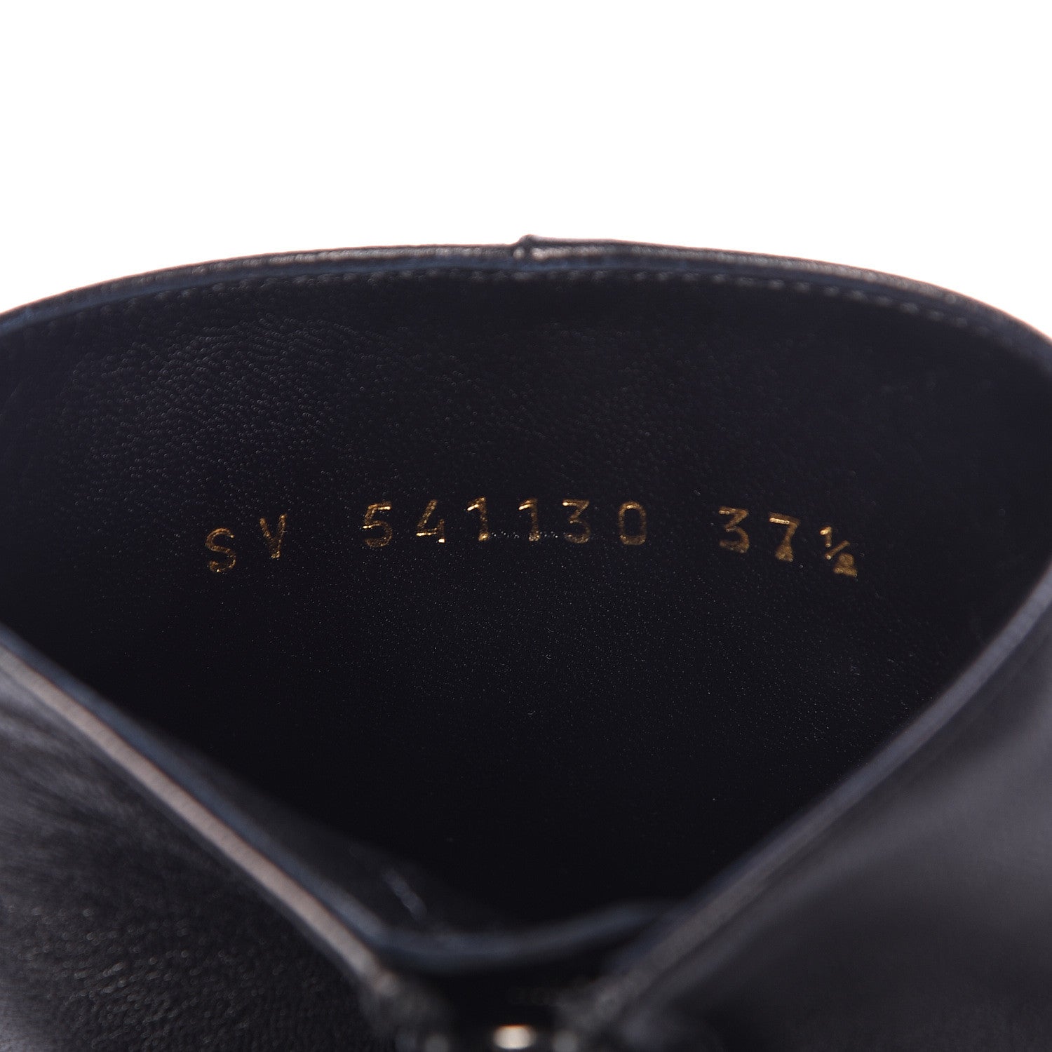 Saint Laurent Nappa Loulou Ankle Zip Boot 37.5 Black 8 of 10