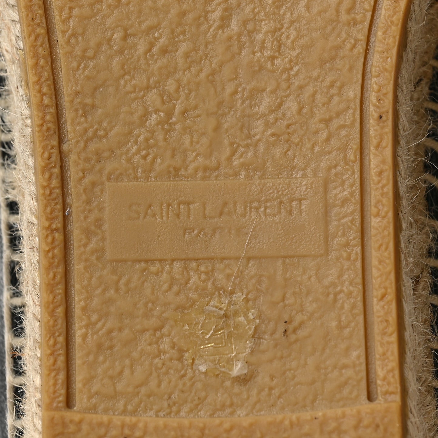 Lambskin Monogram Espadrilles 37.5 Black