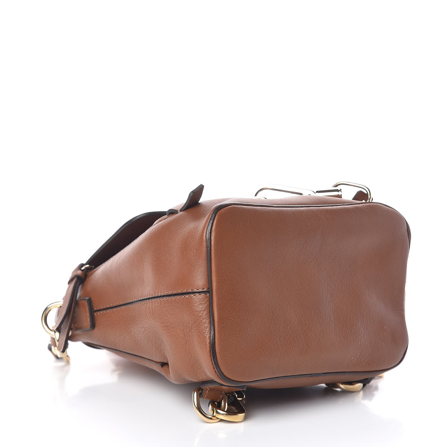 Chloe Suede Calfskin Mini Faye Backpack Tan 4 of 12