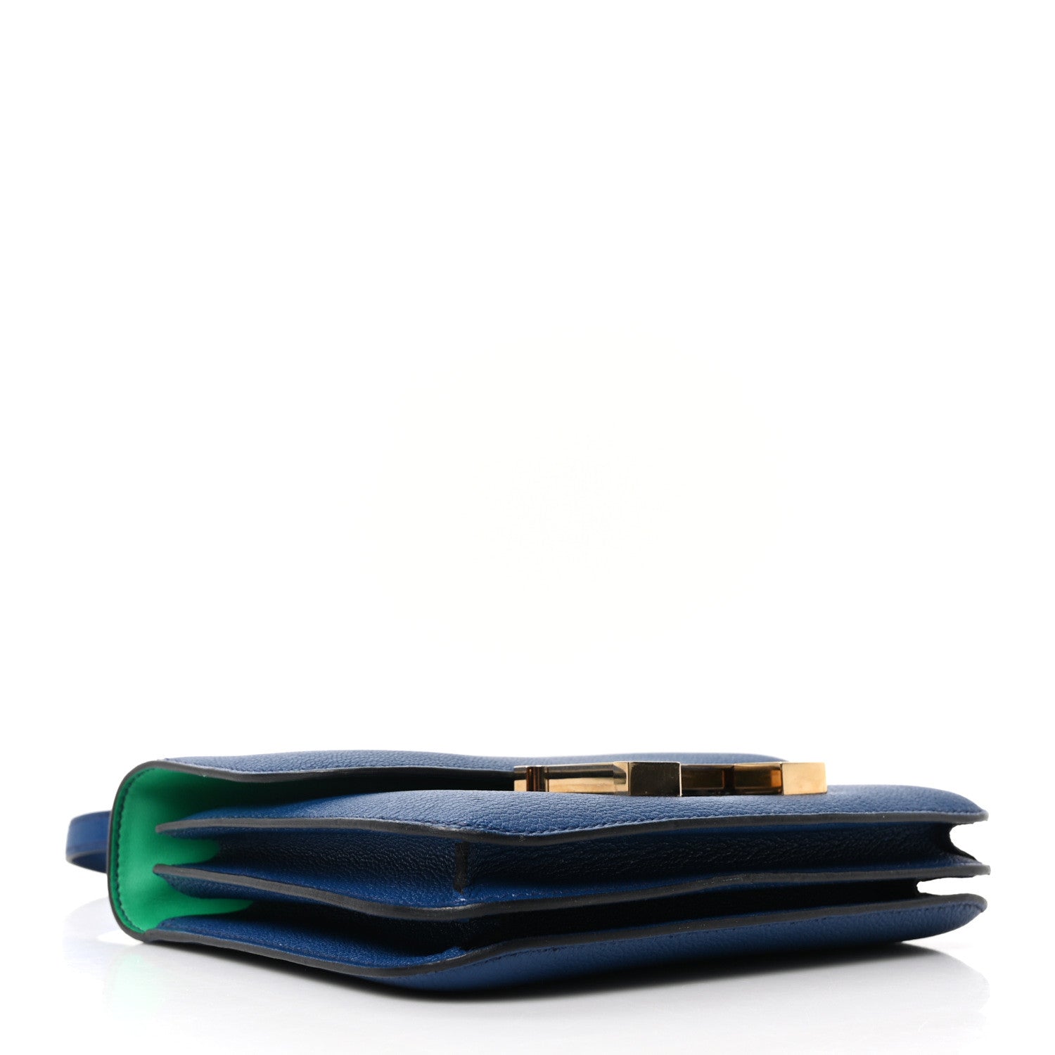 Hermes Chevre Mysore Verso Constance 18 Blue Saphir Menthe 4 of 10