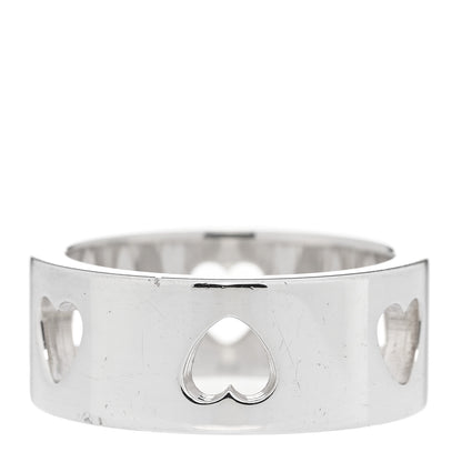 Tiffany Sterling Silver Heart Stencil Band Ring 53 6.25 3 of 4