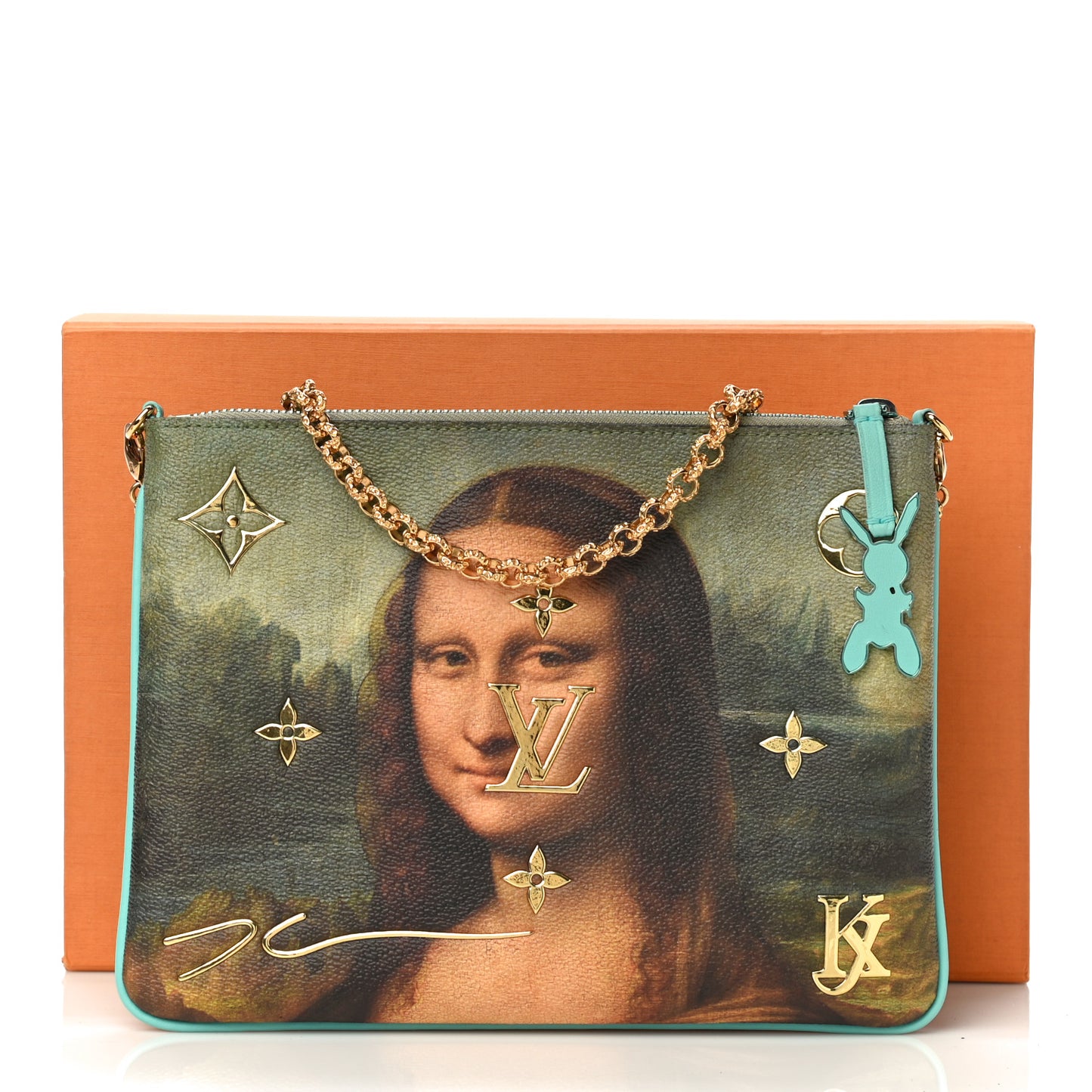Masters Da Vinci Pochette Clutch Vert D’eau