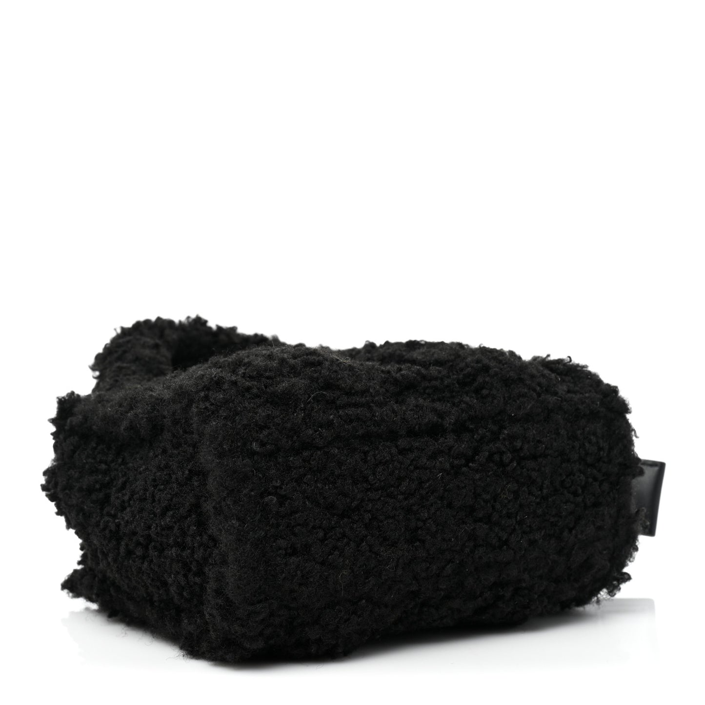 Polyester Cotton Mini The Teddy Traveler Tote Bag Black