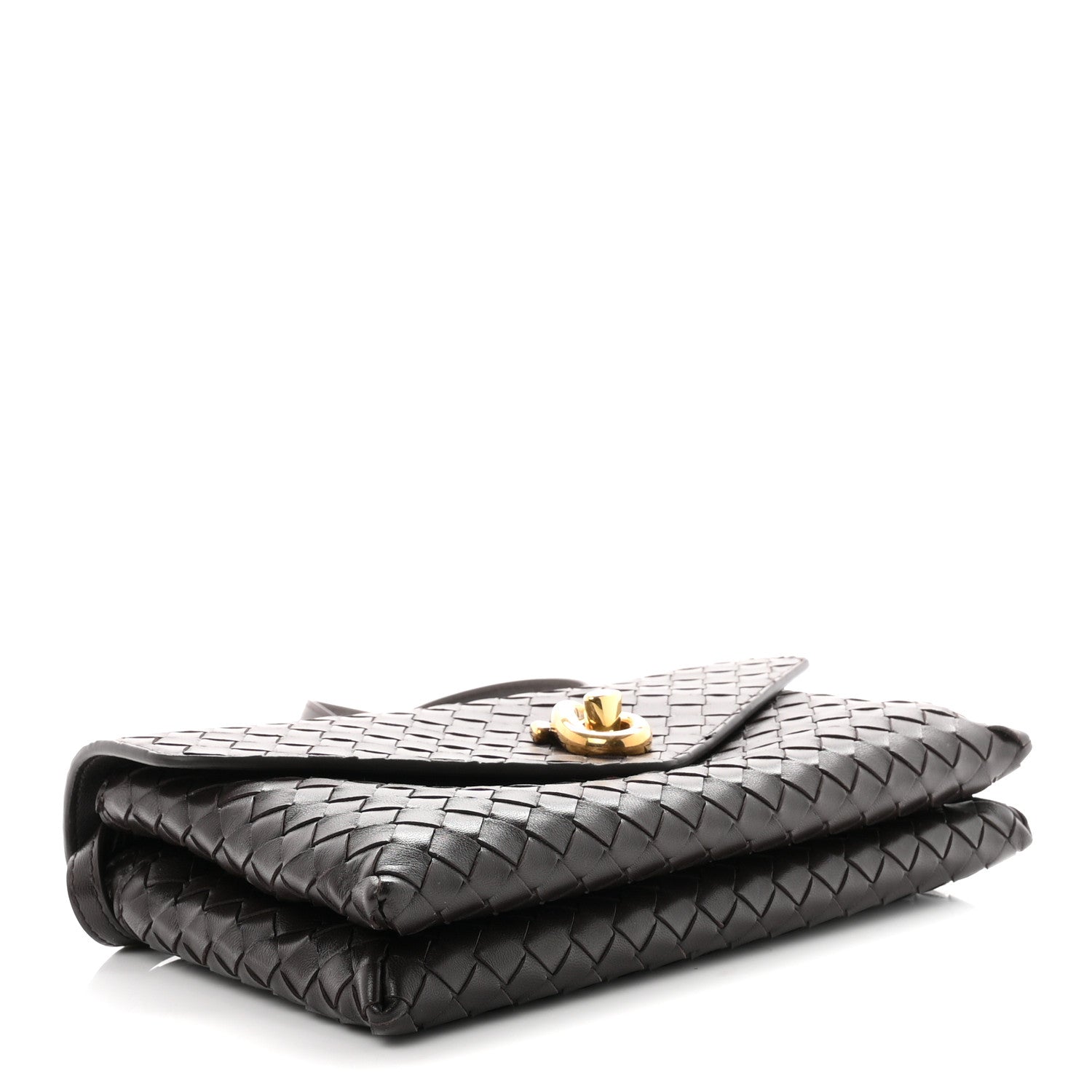 Bottega Veneta Nappa Intrecciato Knot Lock Top Handle Crossbody Bag Fondant 4 of 10