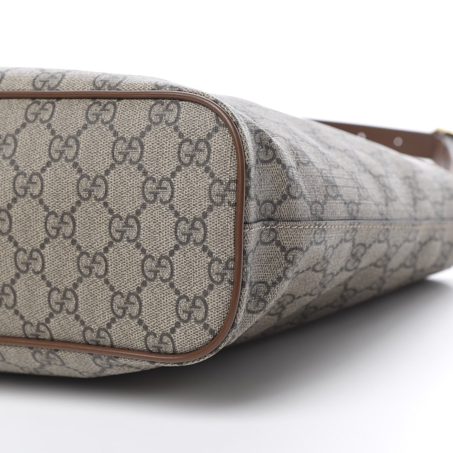Gucci Soft GG Supreme Monogram Small Crossbody Tote Beige Cuir 11 of 11
