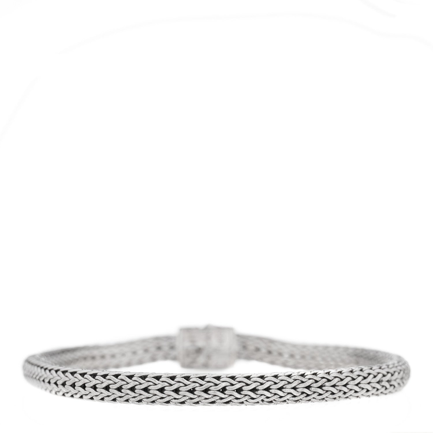 John Hardy Sterling Silver Diamond 5mm Classic Chain Bracelet 2 of 3
