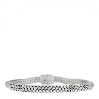 John Hardy Sterling Silver Diamond 5mm Classic Chain Bracelet 2 of 3
