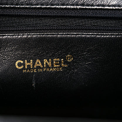 Chanel Caviar Quilted Flap Shopping Tote Black 6 of 12